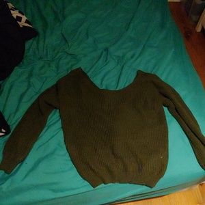 Off the shoulder sweater